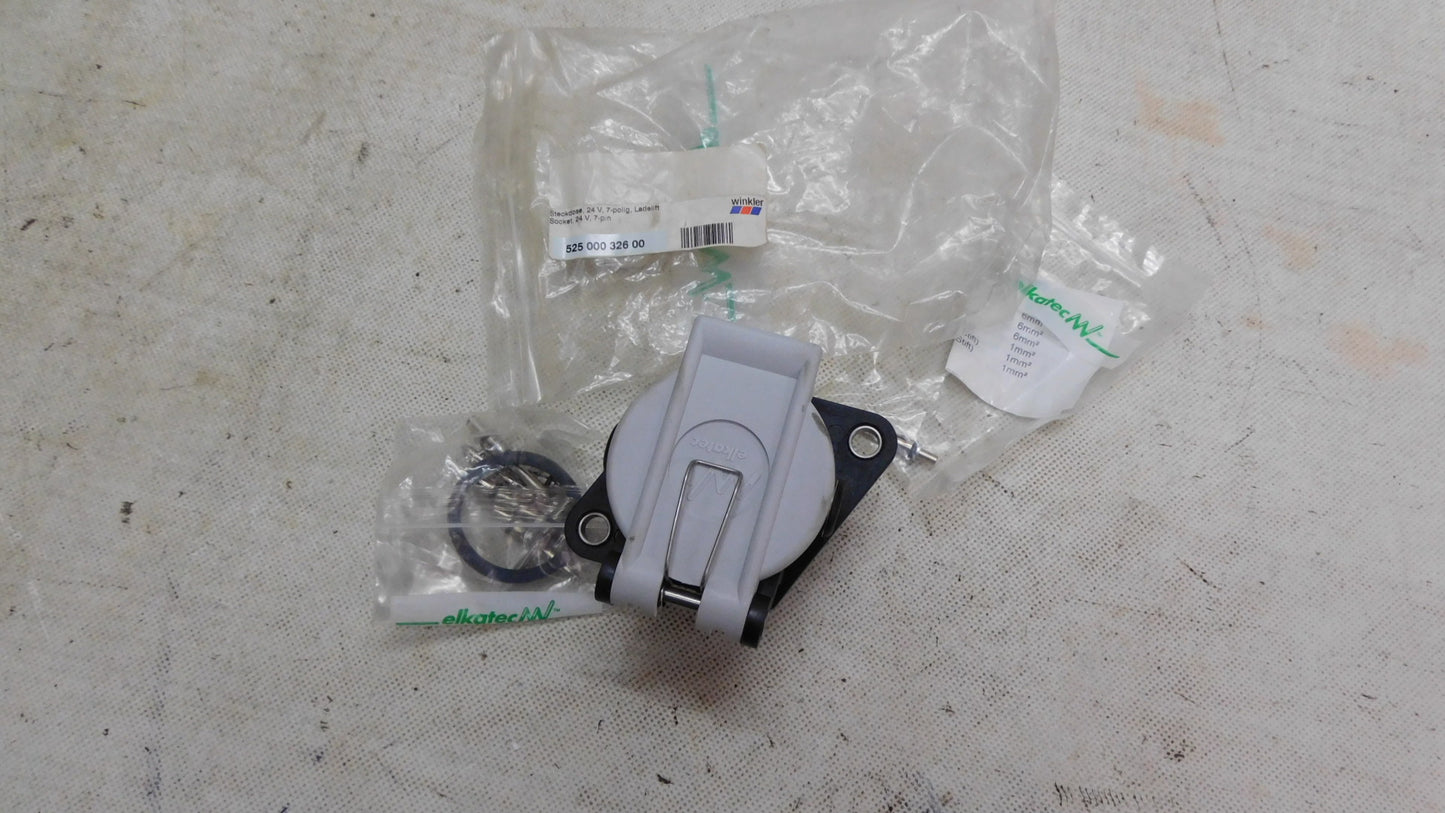 Steckdose 24V 7-polig 52500032600 Winkler elkatec Dautel Bär Ladebordwand