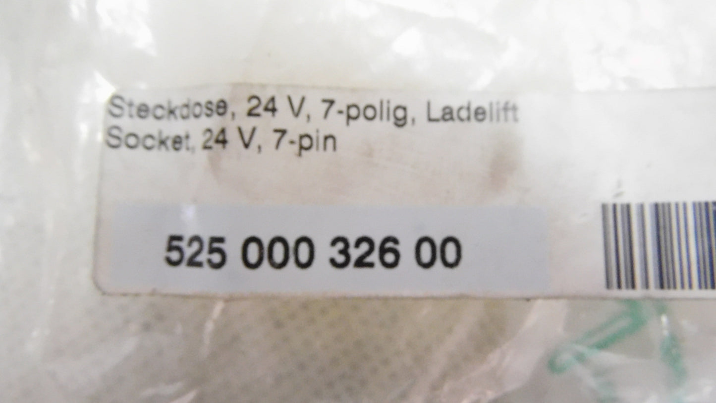 Steckdose 24V 7-polig 52500032600 Winkler elkatec Dautel Bär Ladebordwand