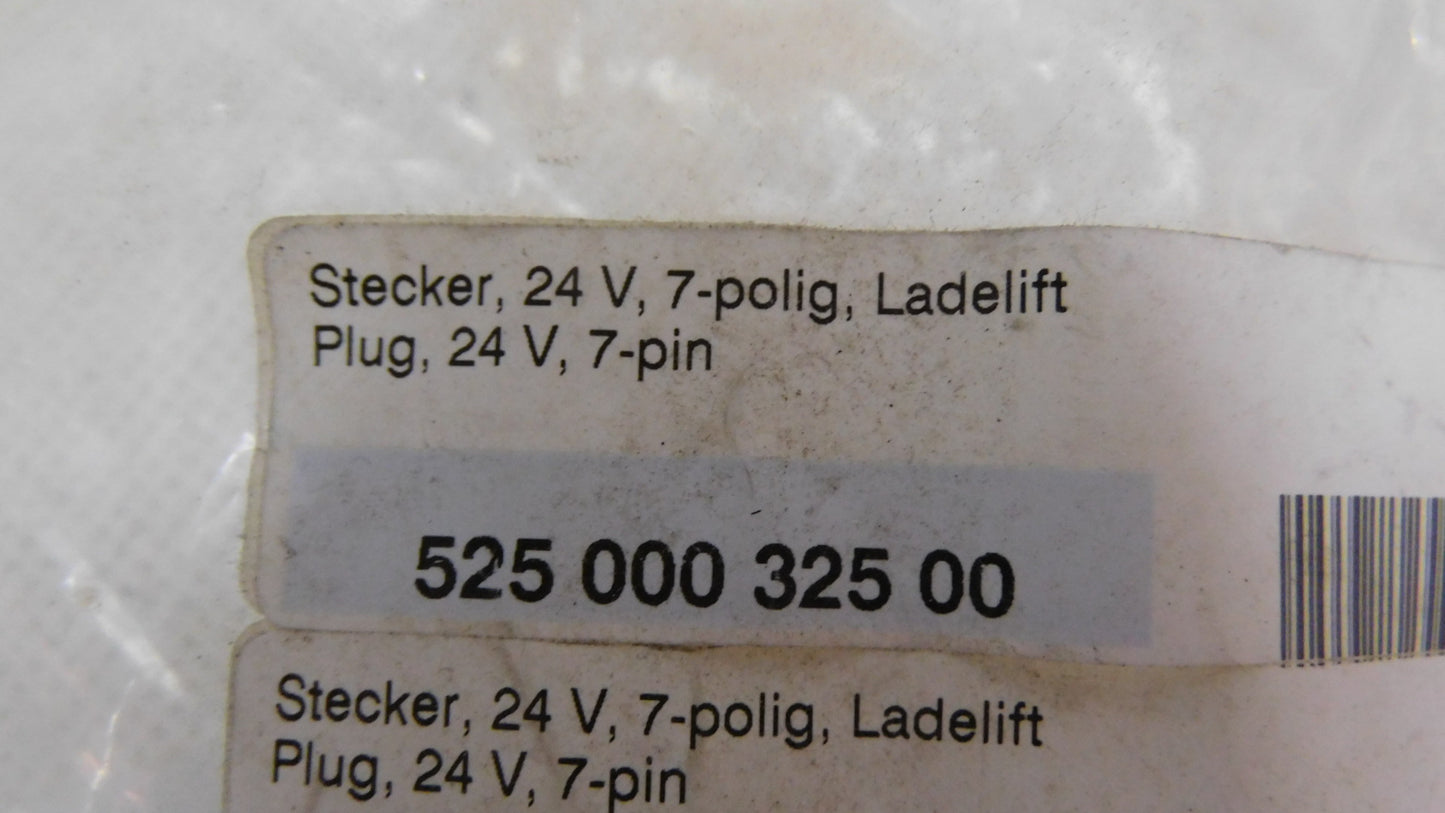 Stecker 24V 7-polig 52500032500 Winkler elkatec Dautel Bär Ladebordwand