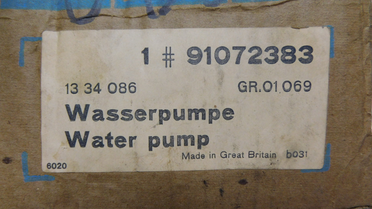 Wasserpumpe 910723383 1334086 1334032 Bedford CF mit Viskolüfter 1984 - 1987