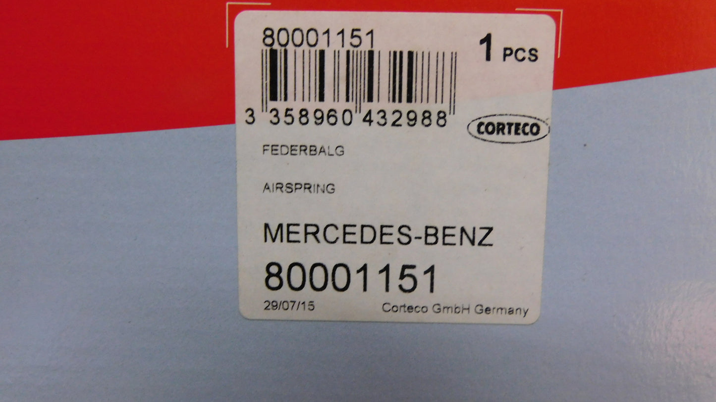 Luftfederbalg 80001151 Mercedes Benz Vito V Klasse