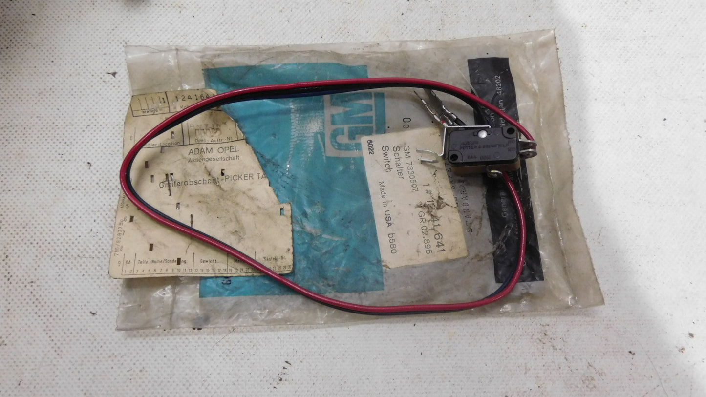Schalter Switch Kontaktschalter 7830507 1241641 Opel GM Oldtimer