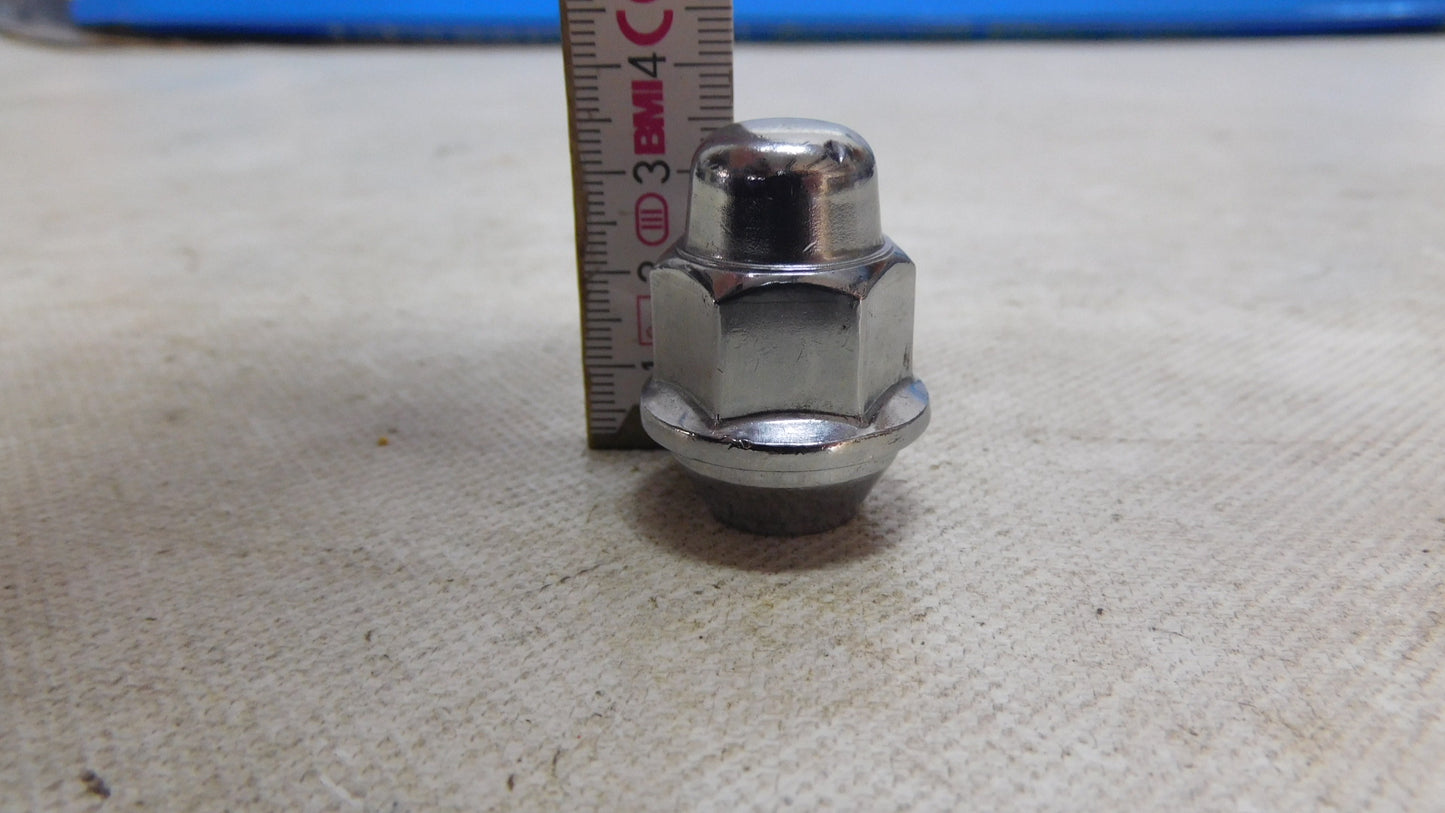Radmutter Kegelbund Hutmutter Hyundai Kia M12x1,5 H35 SW21 Chrom