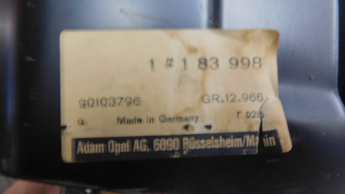 Rückwand Heckblech ohne Verstärkung 183998 90103796 Opel Ascona C Schrägheck