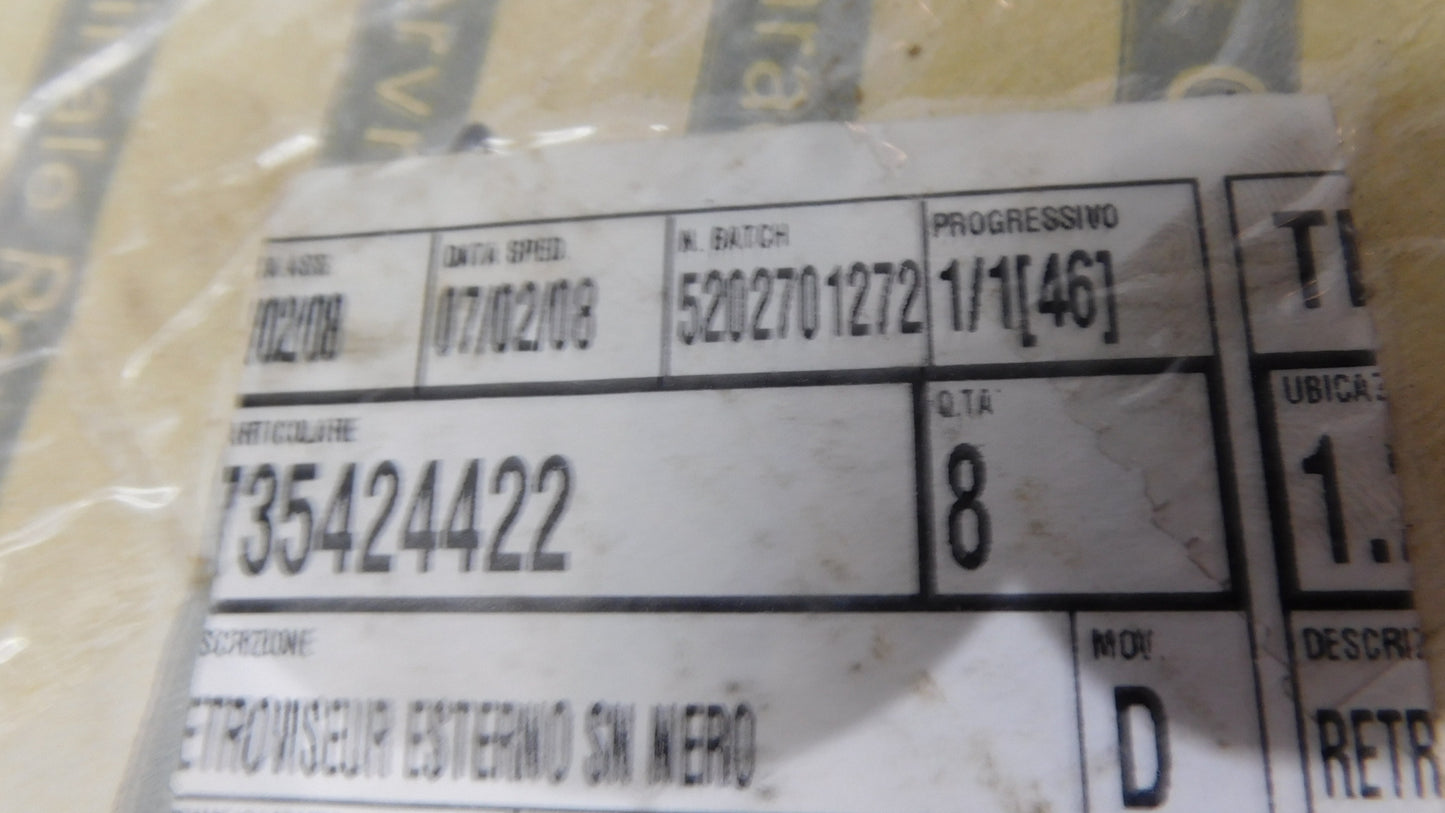 Außenspiegel langer Spiegelarm links schwarz 735424422 Fiat Ducato Peugeot Boxer Citroën Jumper Opel Movano