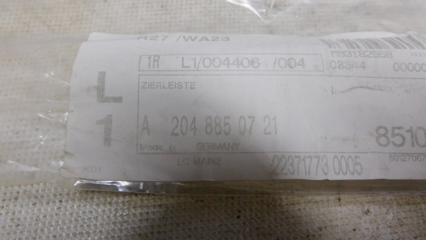 Stoßstange Leiste vorne links Chrom A2048850721 Mercedes C Klasse W204 07-10
