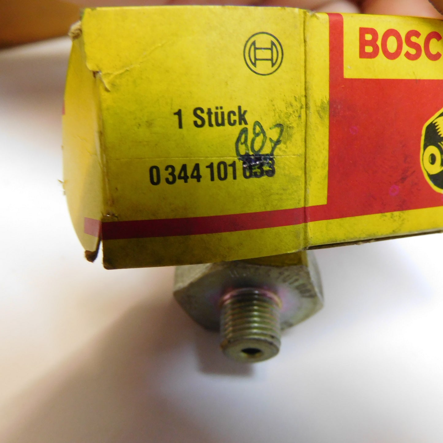 Öldruckschalter Schalter 0,5 - 0,8 bar 0344101007 Bosch Audi Seat Skoda Ford Volvo VW