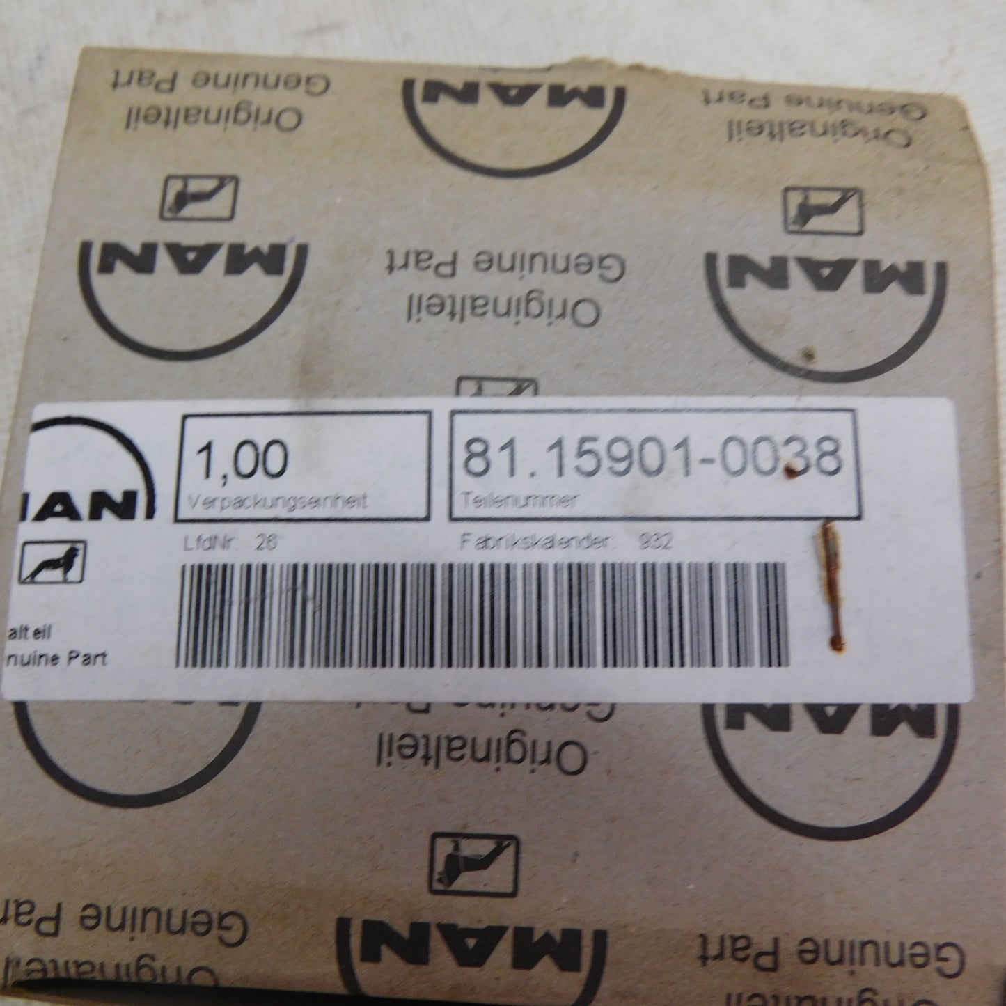 Rohrverbinder Dichtring 635X761X54-St35-Bk 81159010038 MAN M 2000