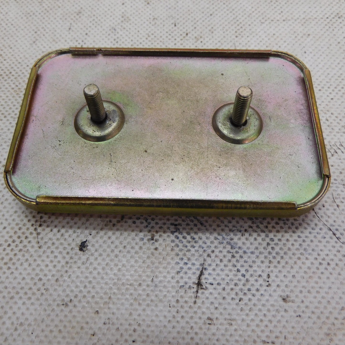 Reflektor Rückstrahler gelb Befestigungsblech 98x62 mm 220020 Altissimo Fiat Alfa Romeo Oldtimer