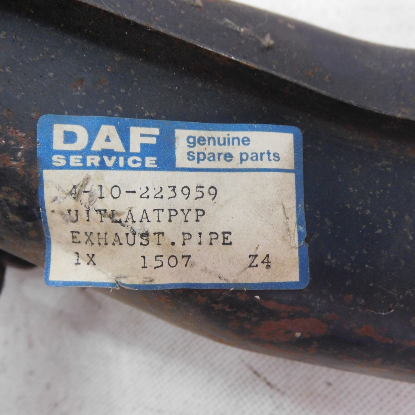 Auspuff Auspufftopf Heizung Heizbirne 223959 DAF 44 46 Pony links
