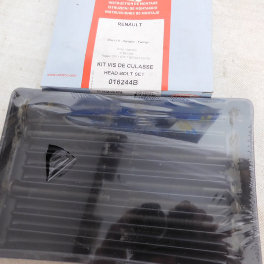 Zylinderkopfschraubensatz 016244B Corteco Renault Clio Twingo Kangoo