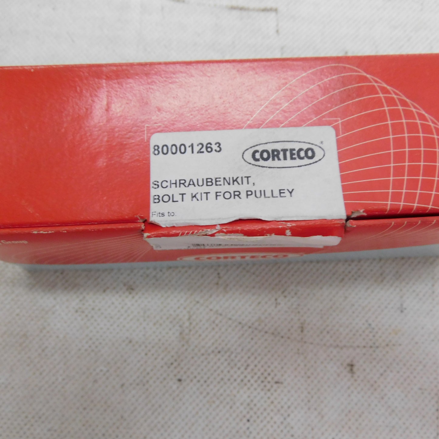 Schraubenkit Riemenscheibe  80001263 Corteco VW Skoda
