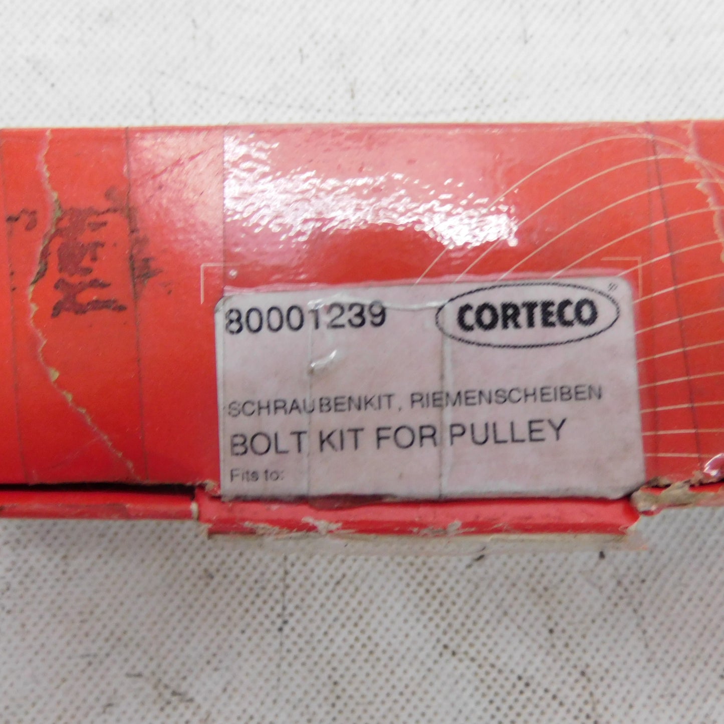 Schraubenkit Riemenscheibe 80001239 Corteco Citroen Fiat Peugeot
