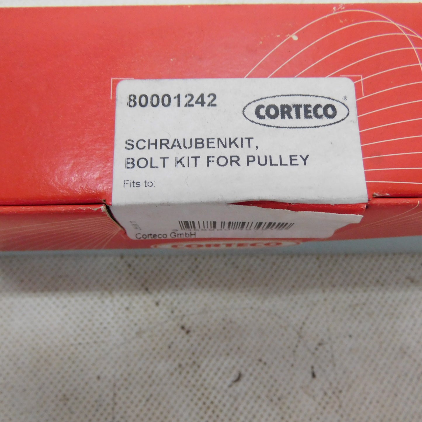 Schraubenkit Riemenscheibe 80001242 Corteco Dacia Renault