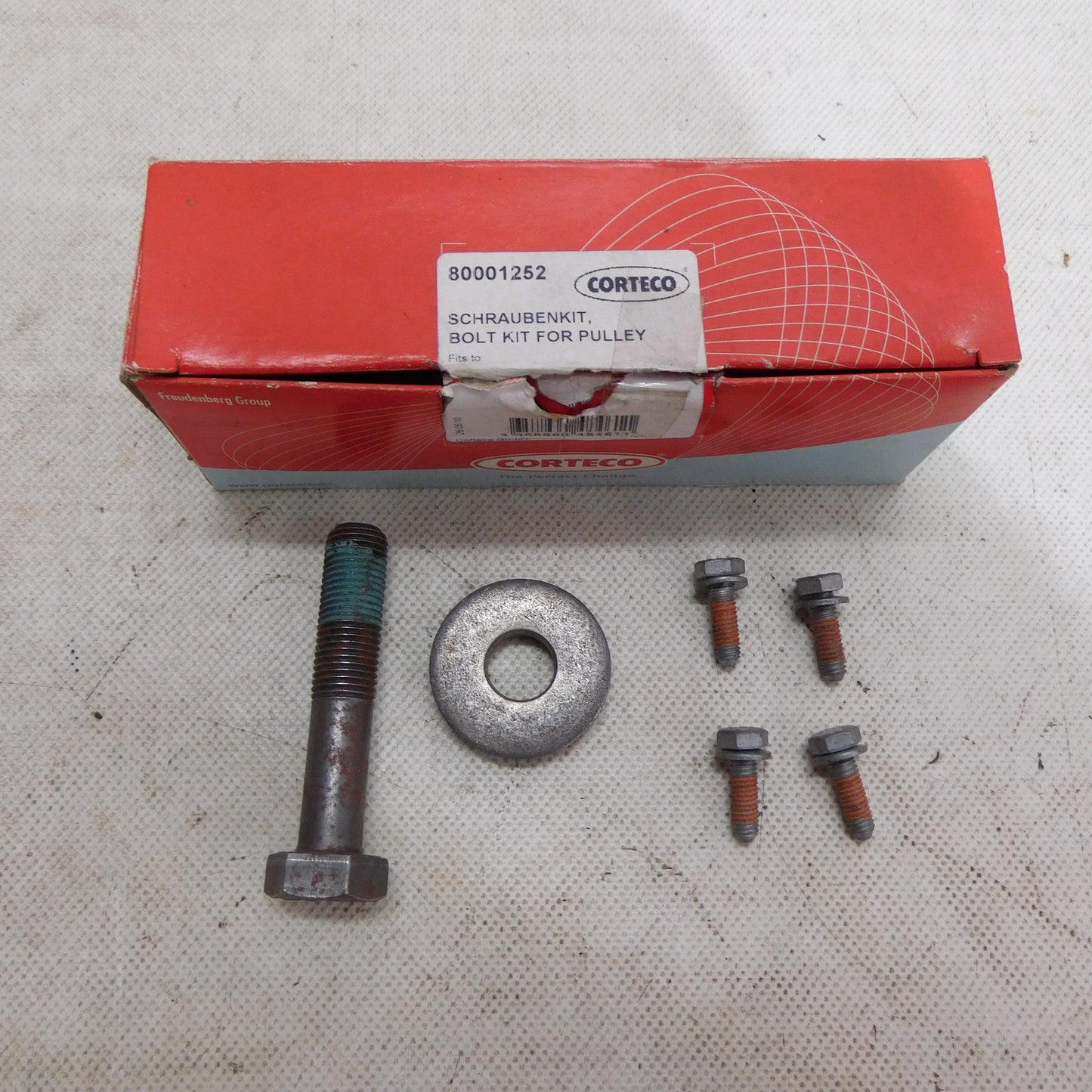 Schraubenkit Riemenscheibe 80001252 Corteco Citroen Peugeot