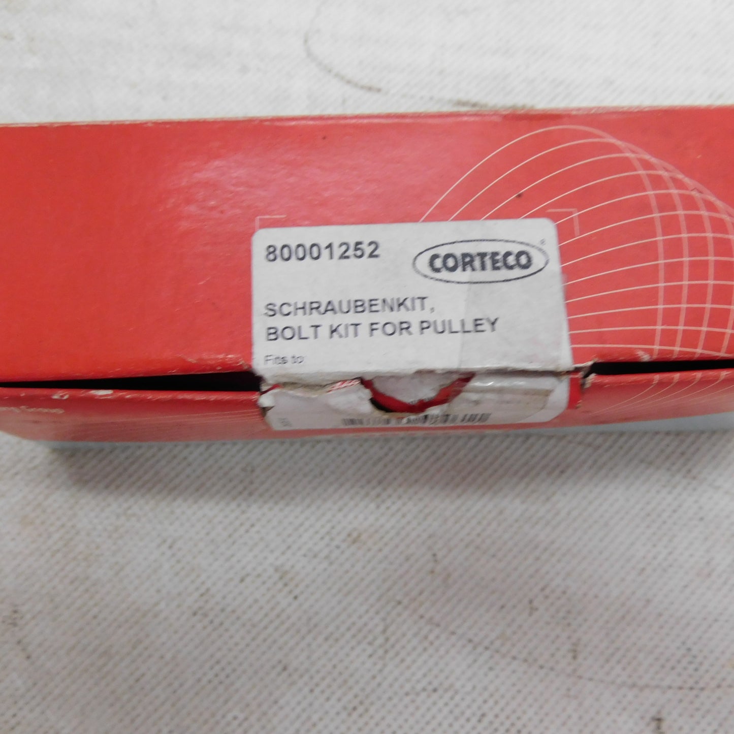 Schraubenkit Riemenscheibe 80001252 Corteco Citroen Peugeot