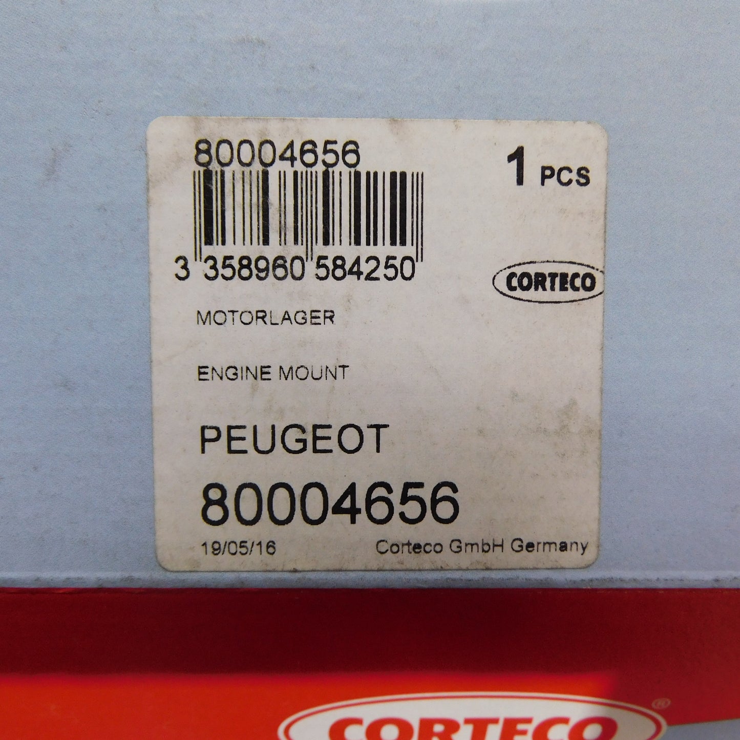 Motorlager Lagerung 80004656 Corteco Citroen Jumper Fiat Ducato Peugeot Boxer 250 290