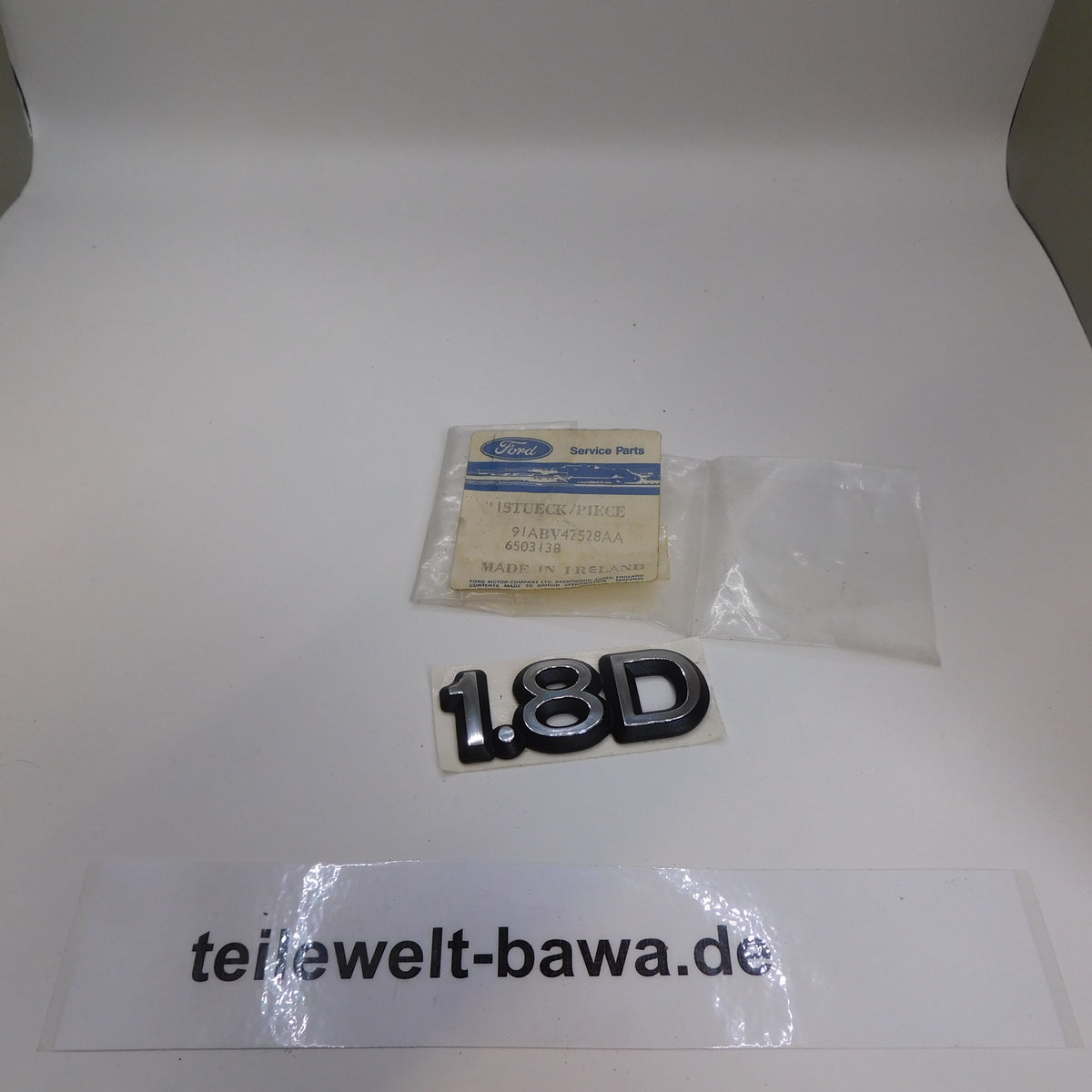 Emblem Abzeichen 1.8D 6503138 Ford
