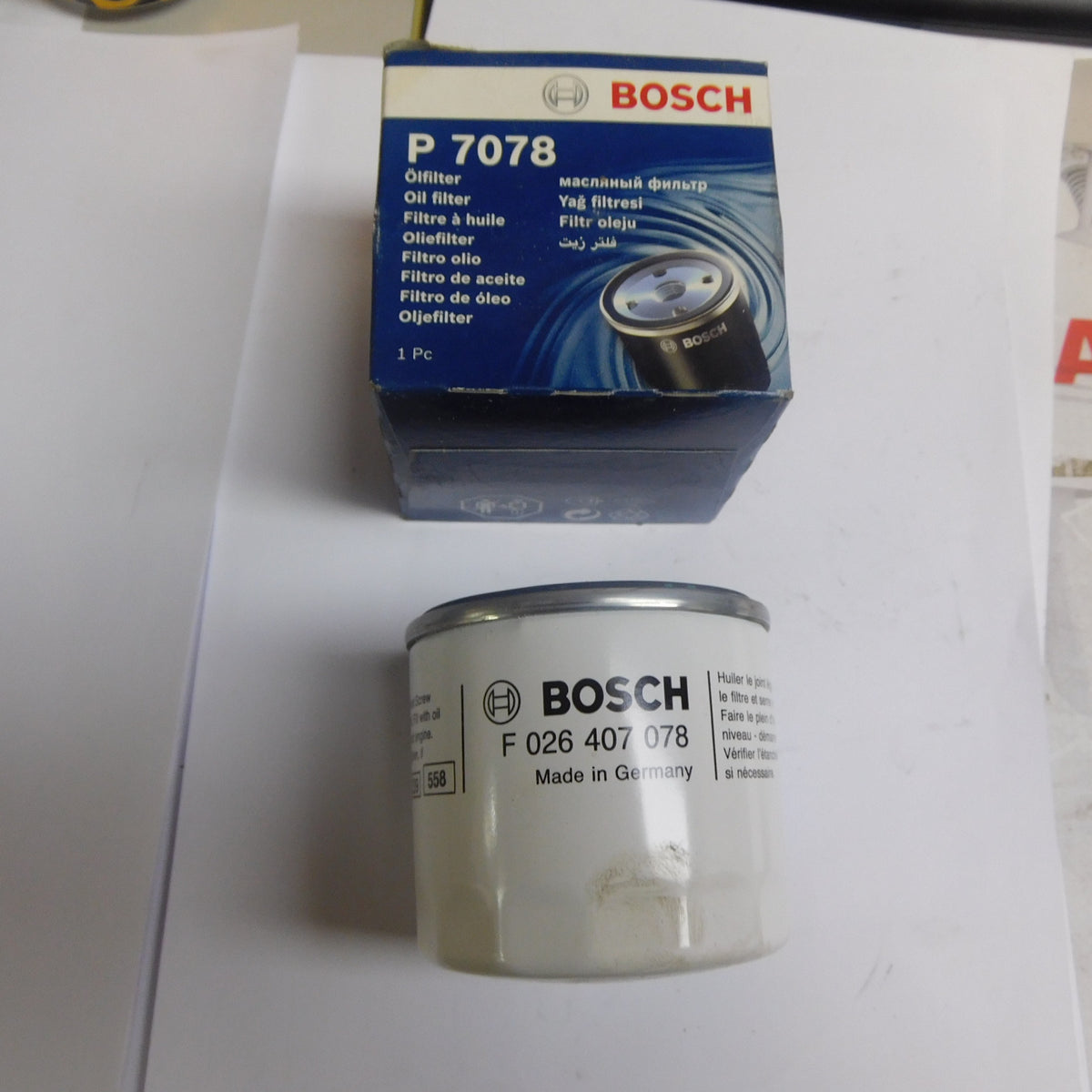 Ölfilter Anschraubfilter P7078 Bosch