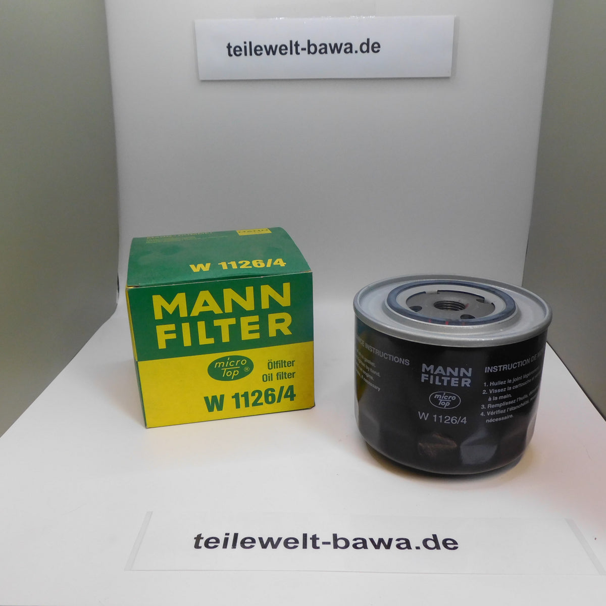 Ölfilter Anschraubfilter MANN  W1126/4
