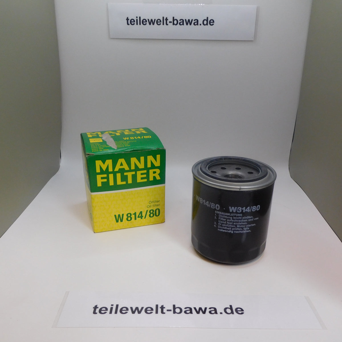 Ölfilter Anschraubfilter MANN W814/80