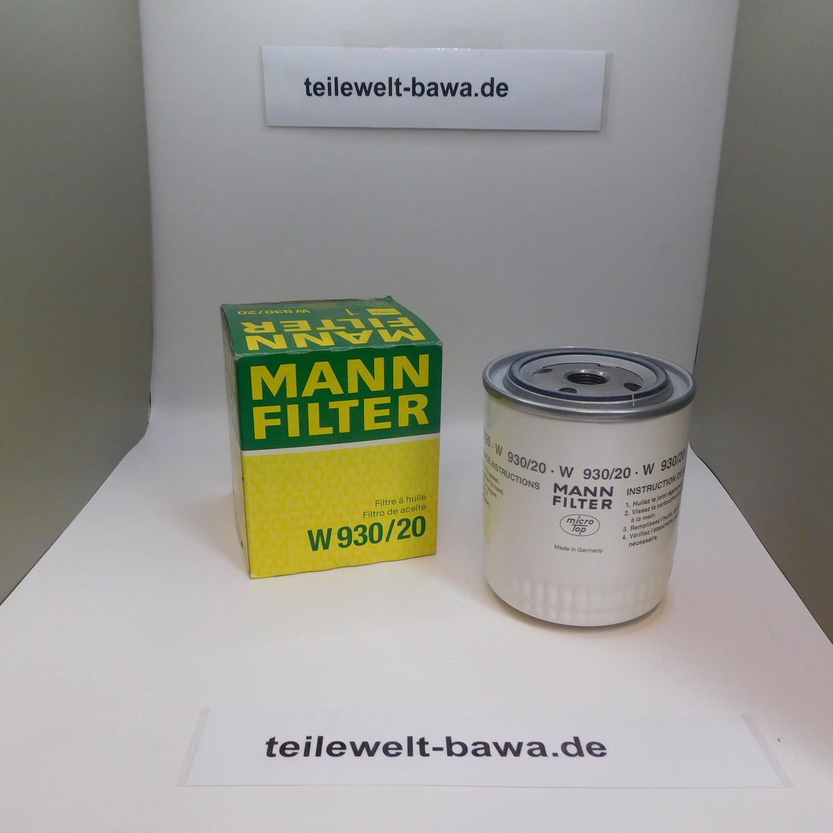 Ölfilter Anschraubfilter MANN W930/20 