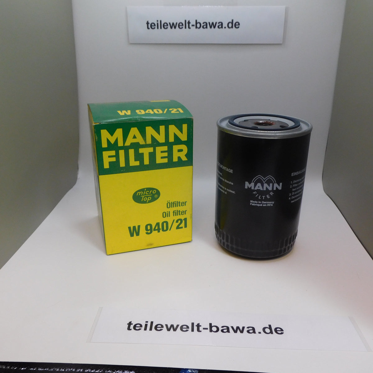 Ölfilter Anschraubfilter MANN W940/21