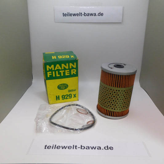 Ölfilter Filtereinsatz H929X MANN