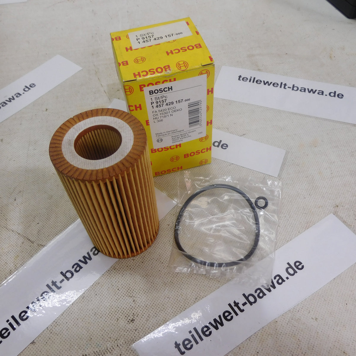 Ölfilter Filtereinsatz 1457429157 Bosch 