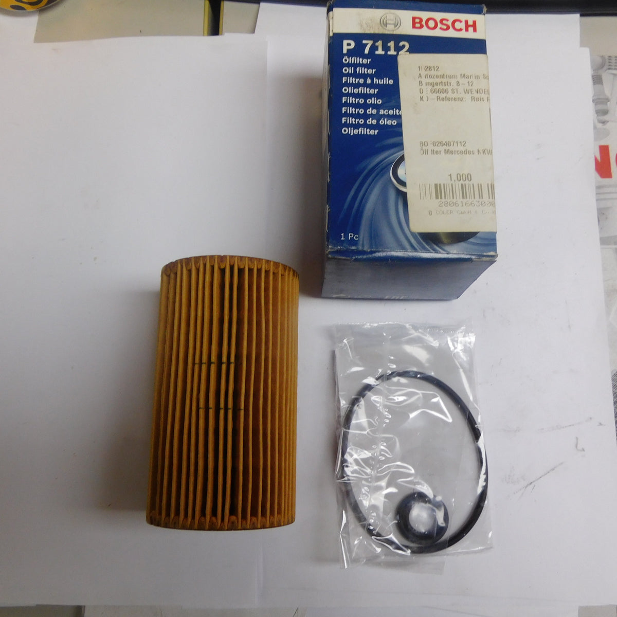 Ölfilter Filtereinsatz P7112 Bosch