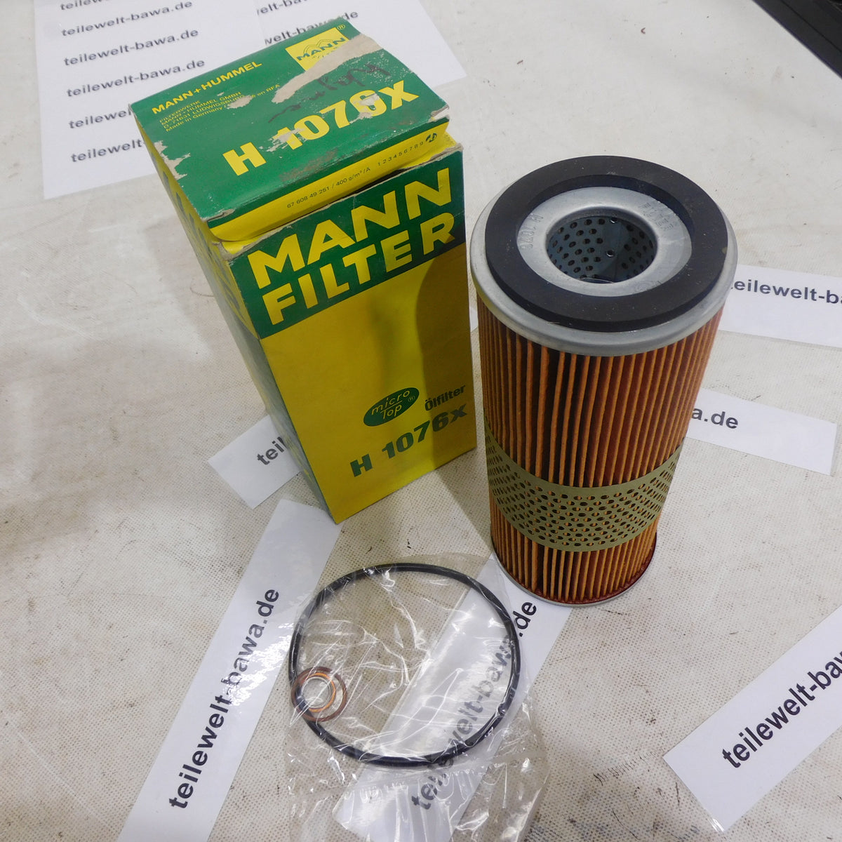 Ölfilter Filtereinsatz H1076x MANN