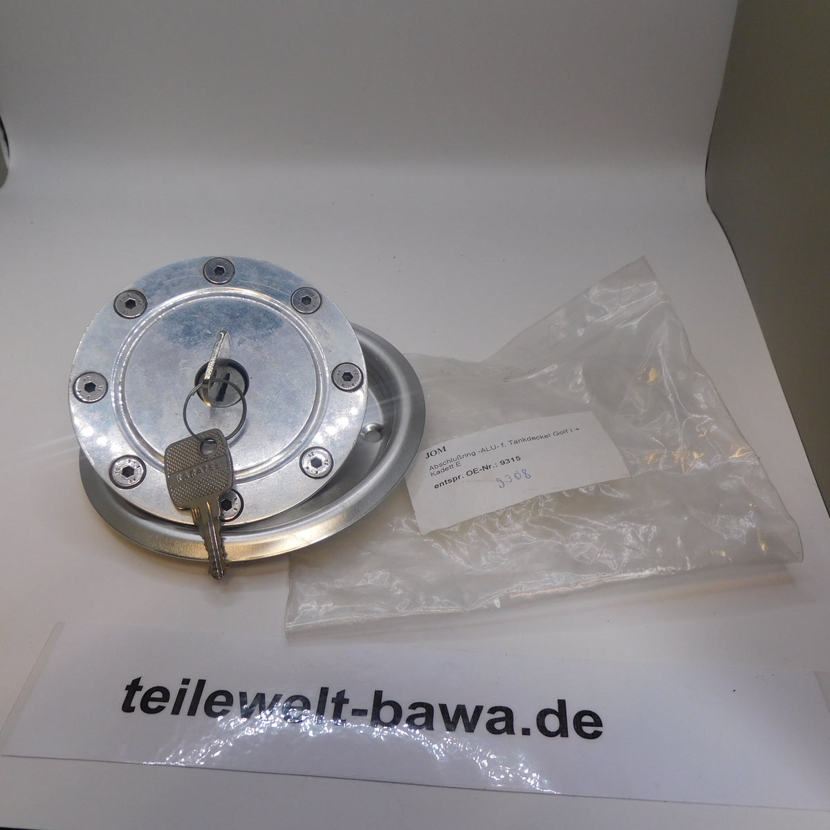 Tankdeckel Abschlussring Aluminium 9308 9315 Jom