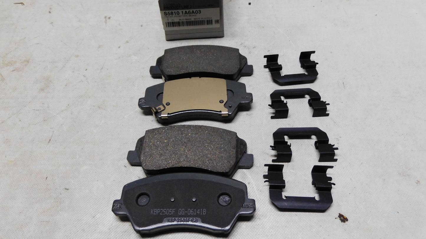 Bremsbeläge Scheibenbremse S58101A6A03 Hyundai I30 Kia Ceed vorne