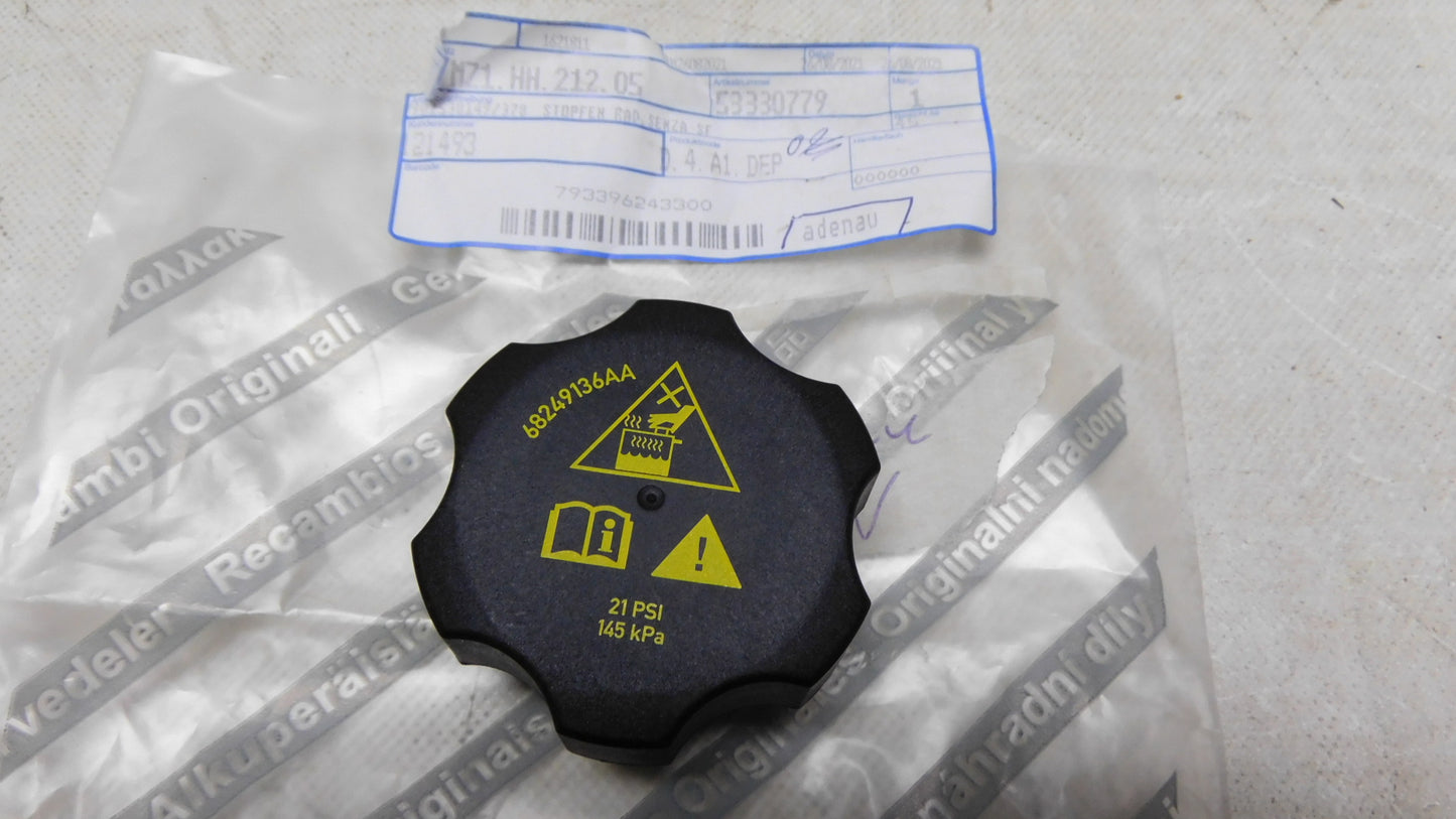 Stopfen Verschlussdeckel, Kühlmittelbehälter 53330779 Fiat 500X Jeep Renegade Opel Corsa Astra