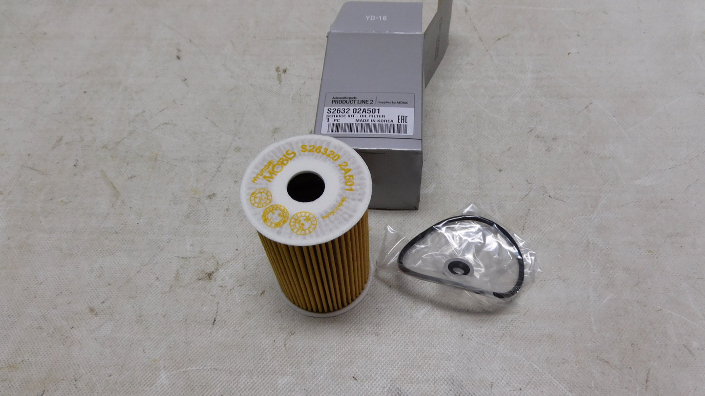 Ölfilter Filtereinsatz 263202A501 Hyundai I20 I30 I40 IX20 IX35 IX55 Kia Rio Ceed Soul
