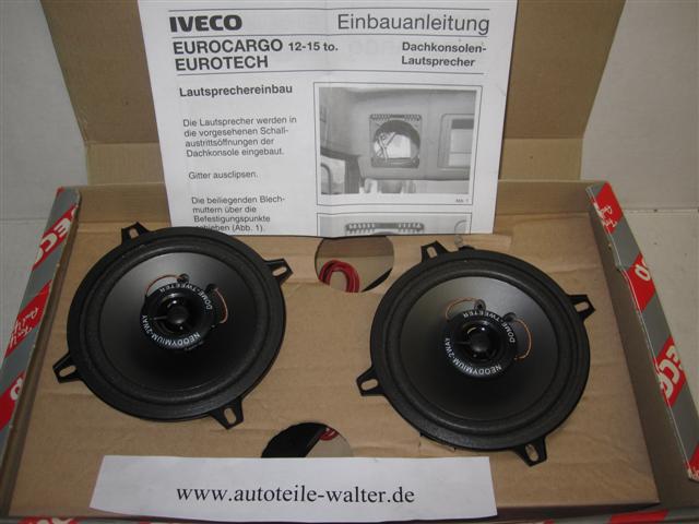 Lautsprecher Set 1904394 IVECO Eurocargo Eurotech