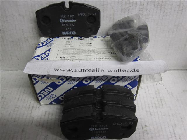 Bremsbelag Satz hinten Brembo 42561101 IVECO Daily