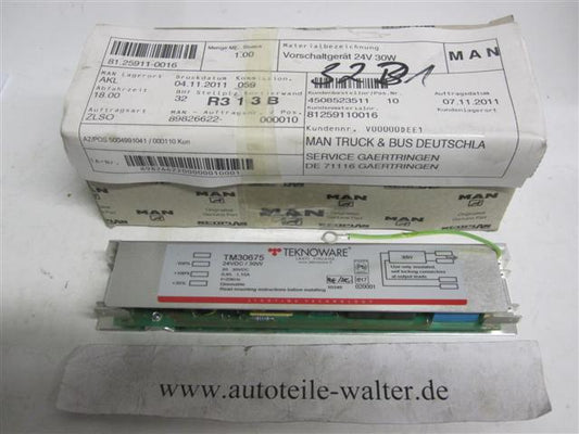Vorschaltgerät 24V 30W 81259110016 MAN