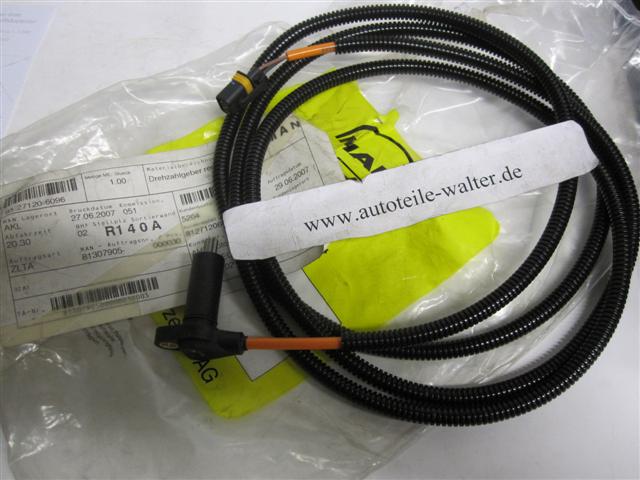 Drehzahlgeber 2600 ABS Sensor 81271206096 MAN A 20 21 22 23 24 25 26 LION'S CITY UE NEOPLAN CENTROLINER