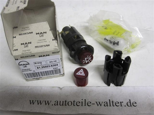 Elektroreparatursatz Warnblinkschalter 81255036304 MAN MB Truck LP T2L Daf 95 Iveco Renault