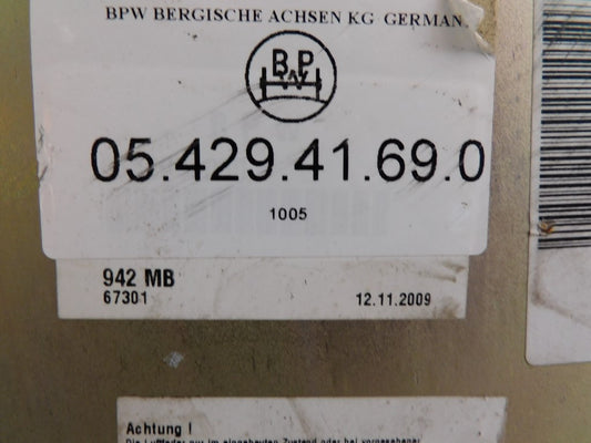 Luftfederbalg Rollbalg Federbalg Luftfederung komplett BPW 0542941690 Kögel Krone BPW