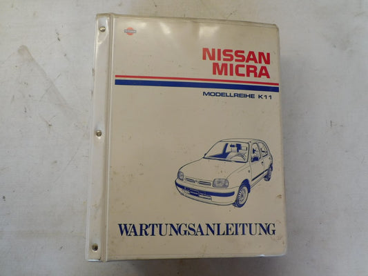 Wartungsanleitung Nissan Micra K11 Werkstatthandbuch Handbuch Anleitung