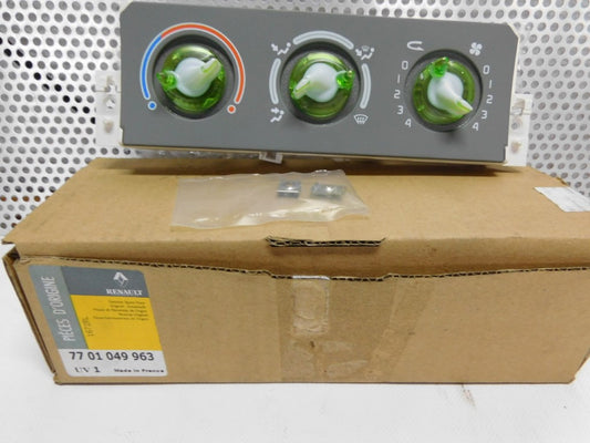Heizung Betätigung Heizungsregler Bedienelement 7701049963 Renault Twingo