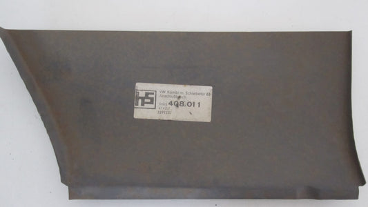 Anschlußblech links unten vor Hinterrad 408011 VW Bus T2 mit Schiebetür Bj 1968 - 73